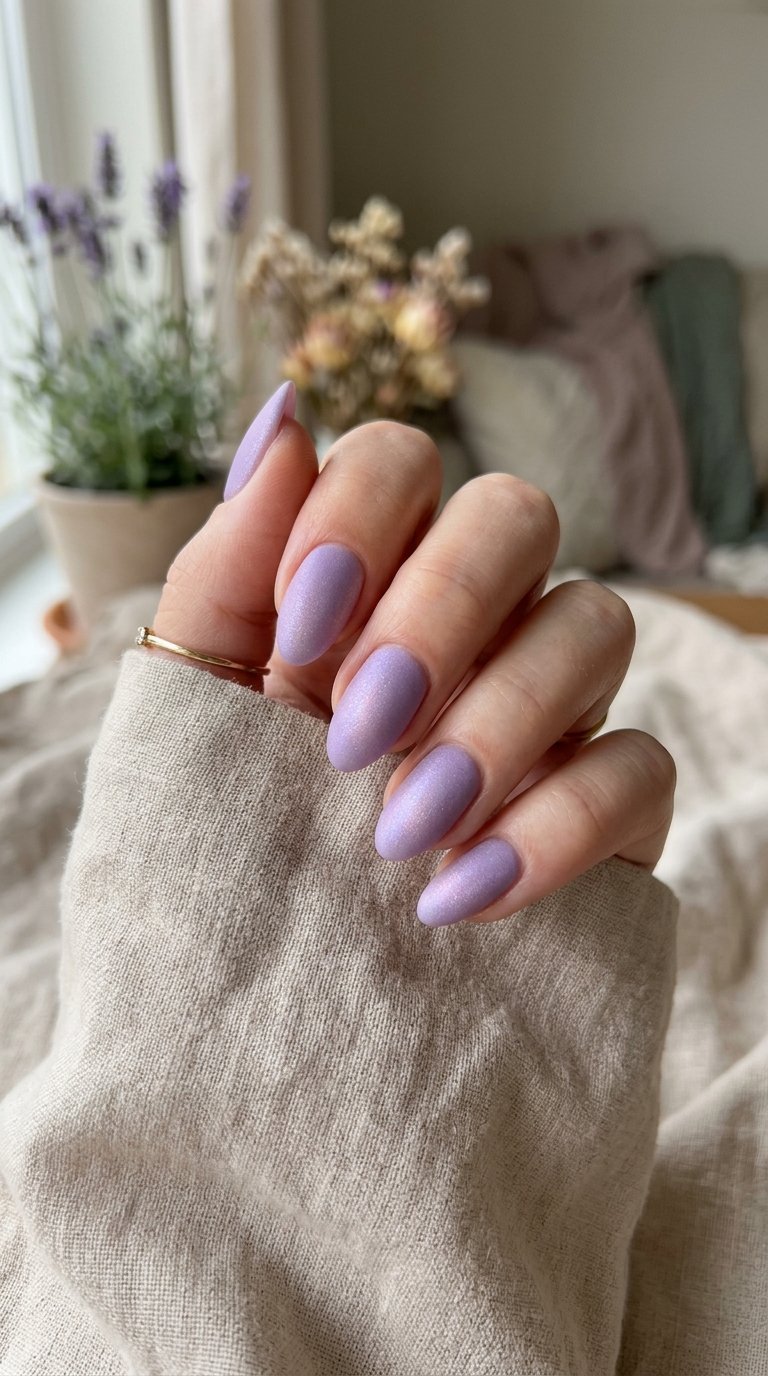 5 Lavender Velvet Glow Nails That Look Soft and Luxury