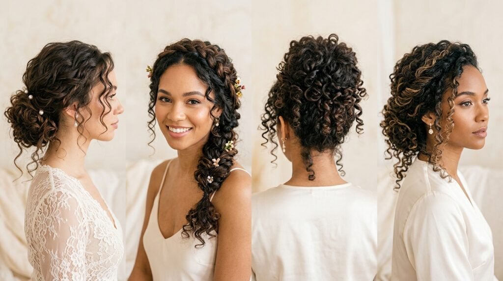 5 Romantic Curly Updo Hairstyles That Look Elegant and Effortless