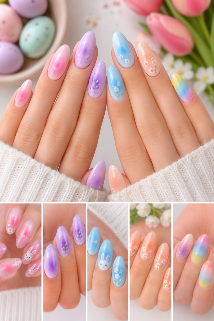 5 Soft Aura Easter Nails That Look Dreamy and Elegant