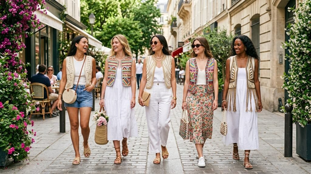 5 Summer Beaded Vest Outfit Ideas for Women 2026