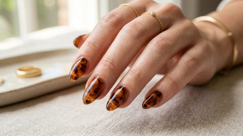 5 Tortoiseshell Nail Art Design 2026