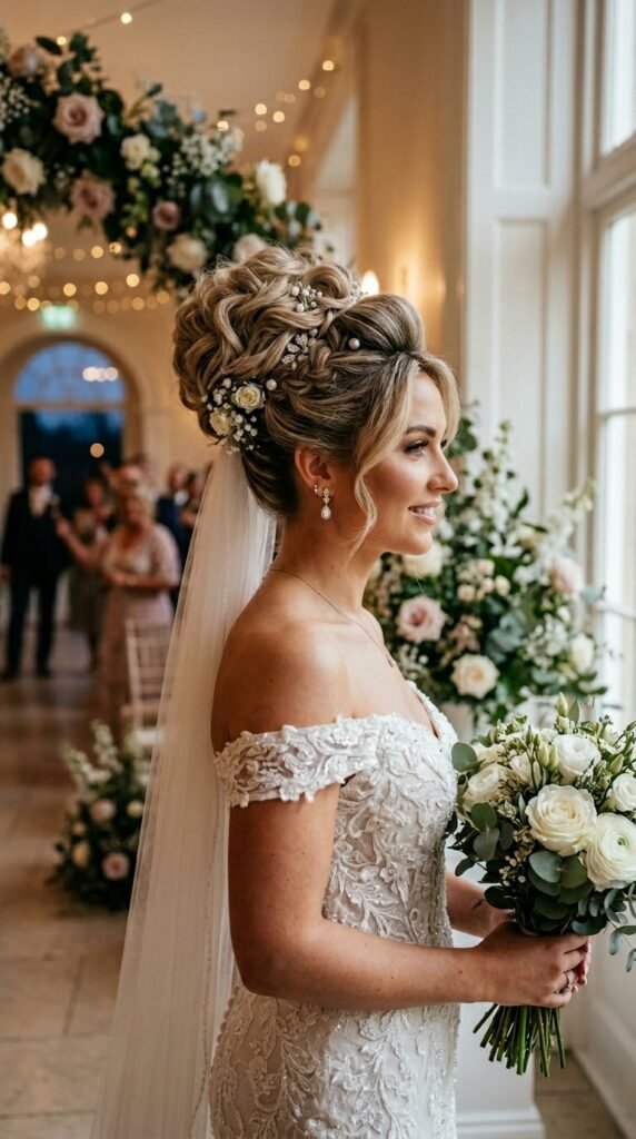 5 Voluminous High Updo Hairstyle Ideas That Look Elegant and Glamorous