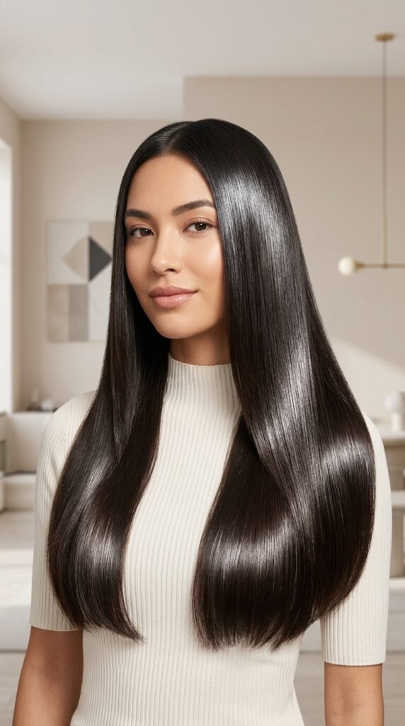 5 Ways to Get Ultra Shiny Sleek Glass Hair
