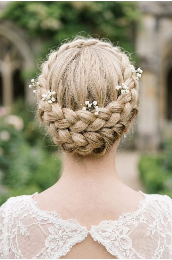 5 Ways to Wear Braided Crown Elegance European Bride Styles for Your Big Day
