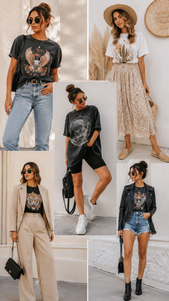 7-Graphic-Tee-Styling-Ideas-Every-Fashion-Lover-Should