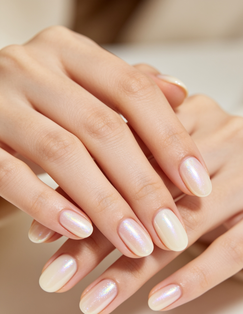 7 Stunning Vanilla Pearl Chrome Nails Ideas Women Are Obsessed With
