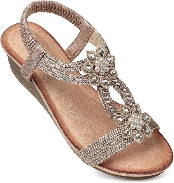 7-Ways-to-Style-Chic-Metallic-Floral-Pearl-Wedge-Sandals