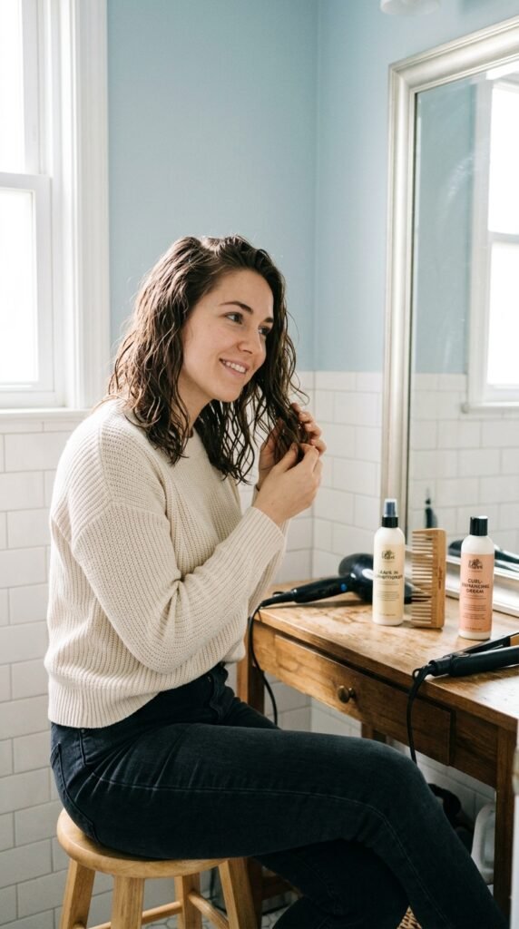 Air Dry Instead of Heat Styling Hair care