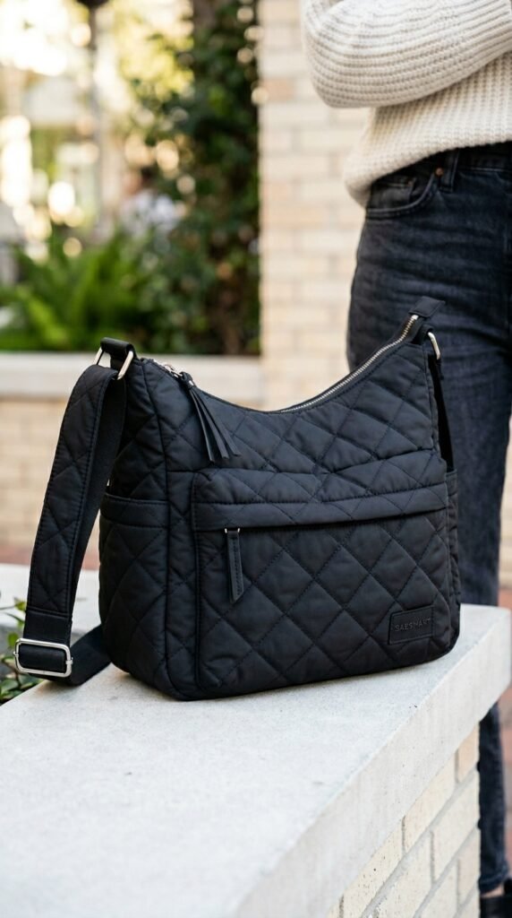 BAGSMART-Quilted-Shoulder-Bag