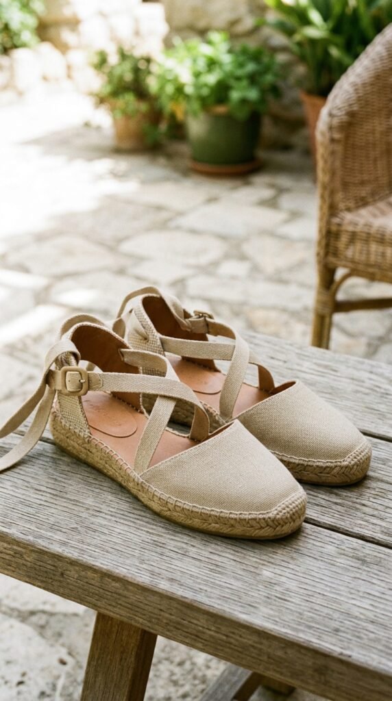 Classic-Beige-Criss-Cross-Espadrilles