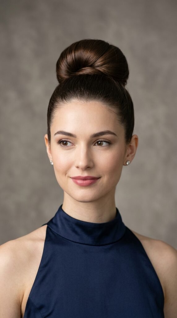 Classic Elegant High Updo Hairstyle