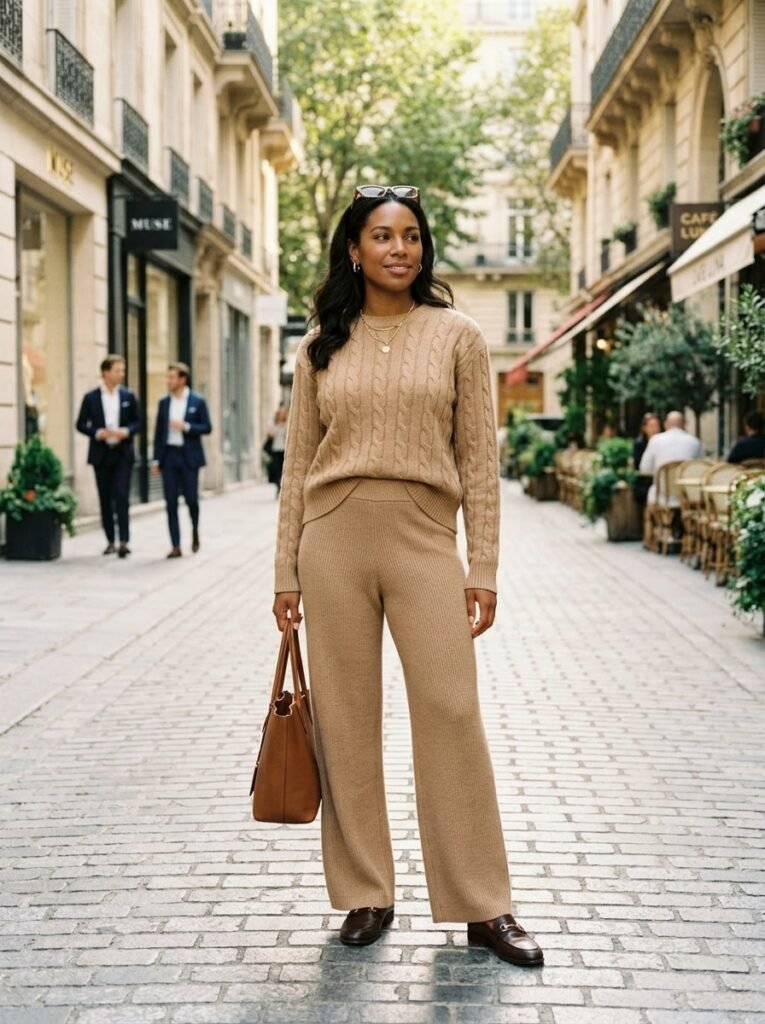 Classic Neutral Knit Set