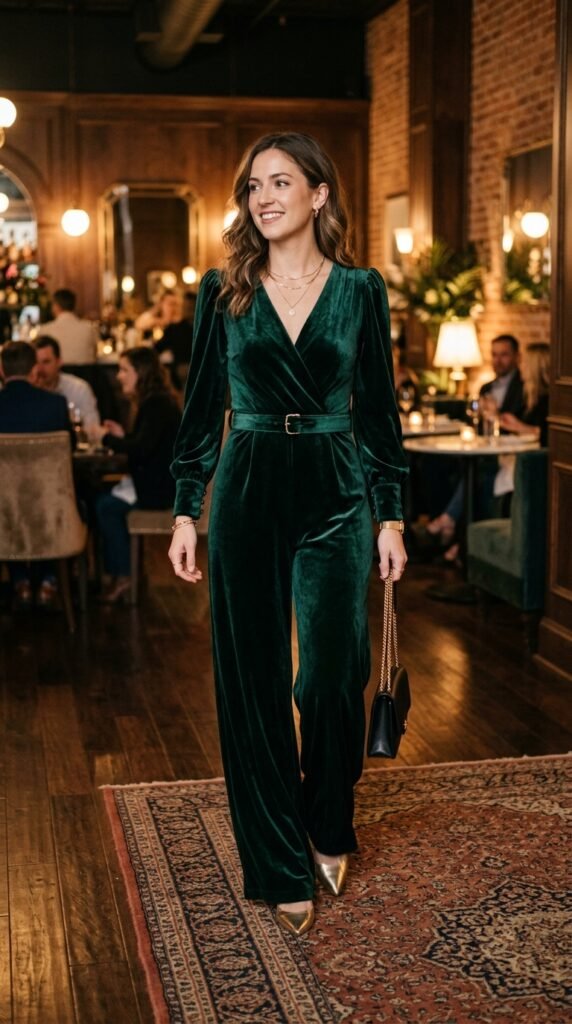 Dark_Green_Velvet_Jumpsuit