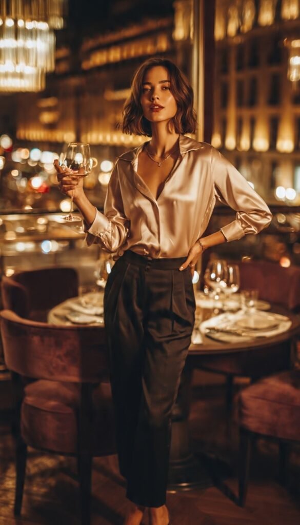 Date-Night-Elegance-With-Silk-Crop-Tops

