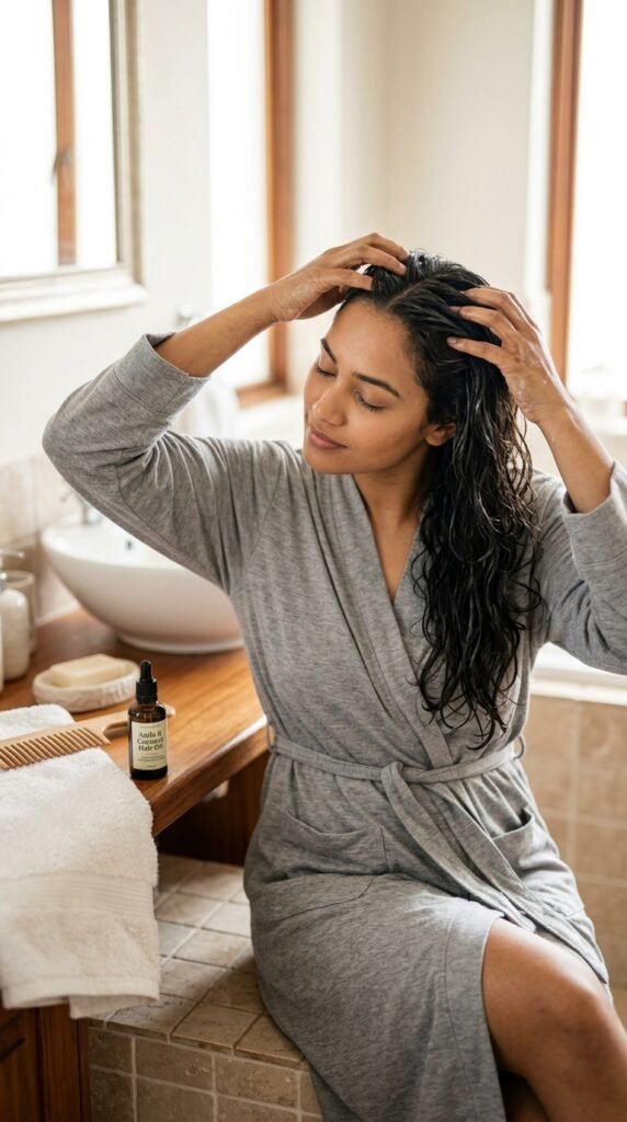 Deep Oil Massage Before Wash Hair care