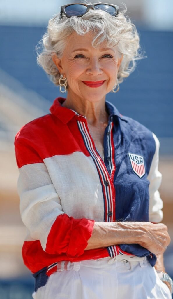 Elegant-Linen-Button-Down-Shirt-In-Team-Colors
