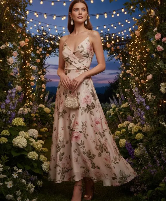 Floral Party Dress for Special Occasions
