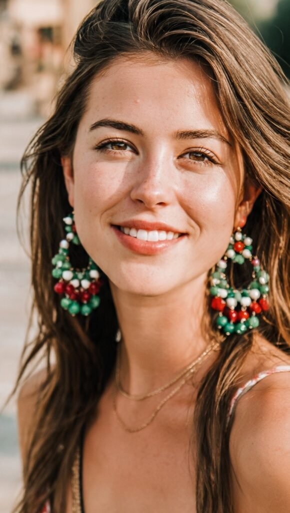 Green-White-and-Red-Earrings-–-Fun-Mexico-World-Cup-Accessory-Ideas
