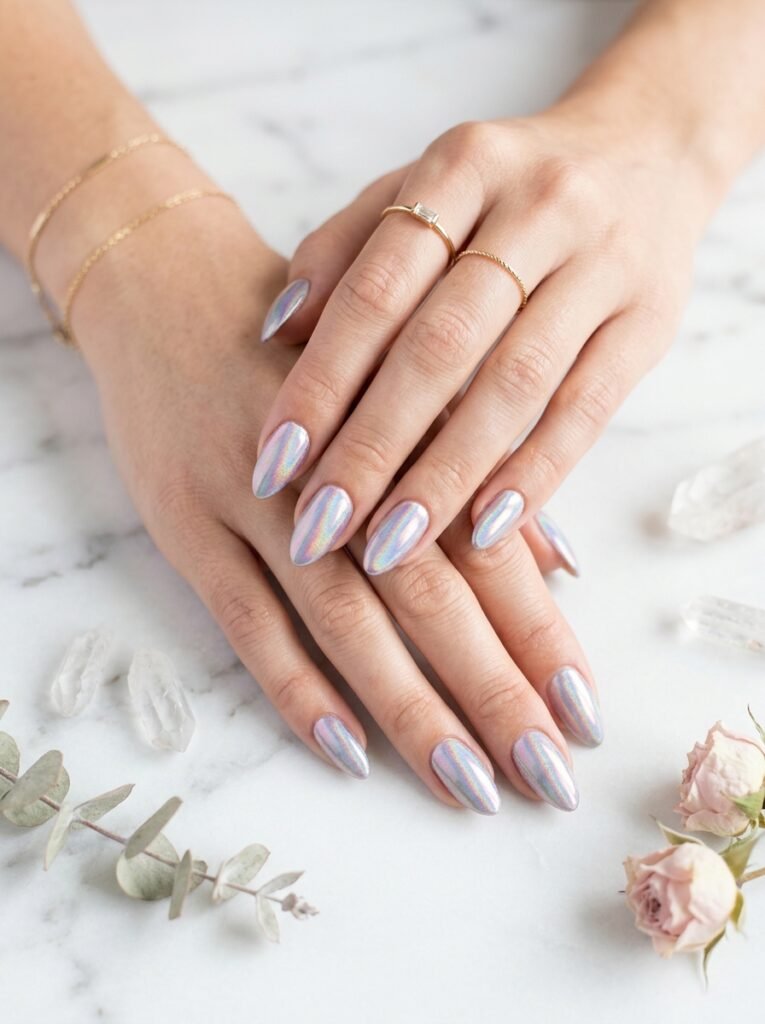 Holographic Nail Art Design 5 Stunning Ideas for a Shiny and Trendy Look