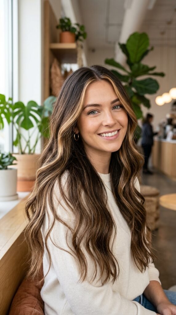 Honey Blonde Balayage Highlights Hair color