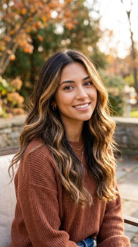 Honey Blonde Highlights with Layers’ Hair color