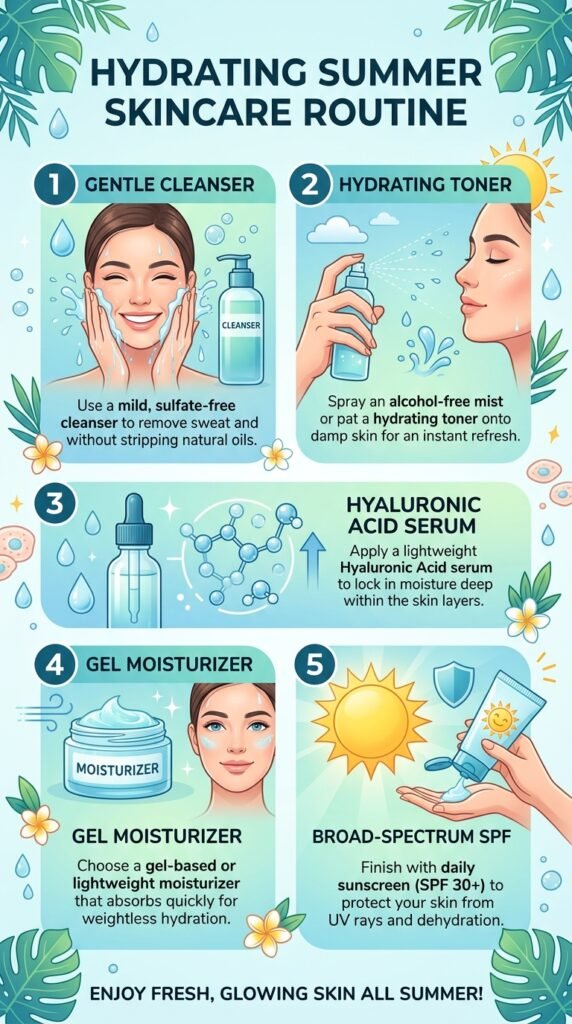 Hydrating-Summer-Skincare-Routine