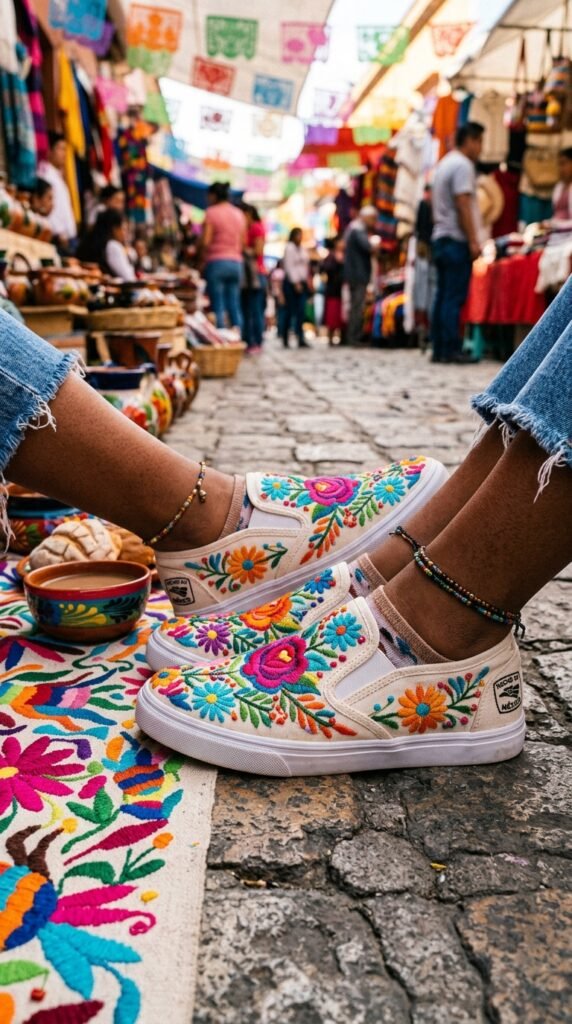 Mexico-Trendy-Sneakers-Ideas-Bright-Embroidered-Floral-Canvas-Shoes
