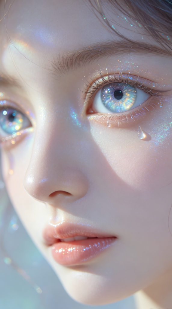 Oversized Glassy Eyes
