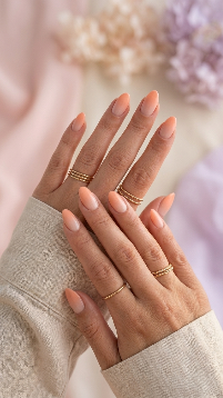 Peach-Ombre-Nails