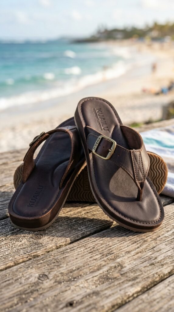 Premium-Leather-Strap-Kuailu-Flip-Flops-for-Women
