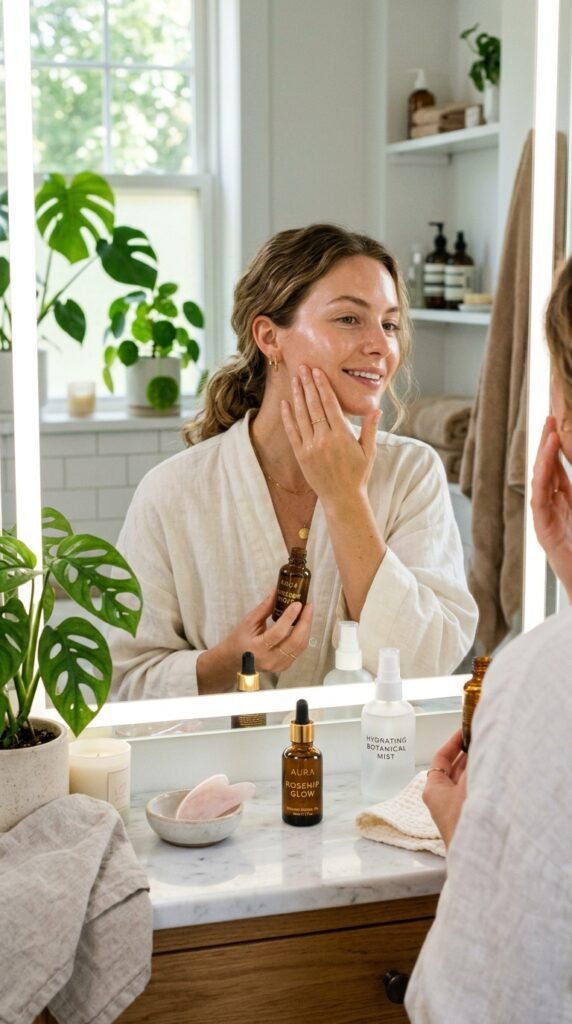 Rosehip-Oil-Glow-Routine
