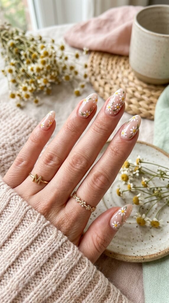 Simple-Daisy-Nails