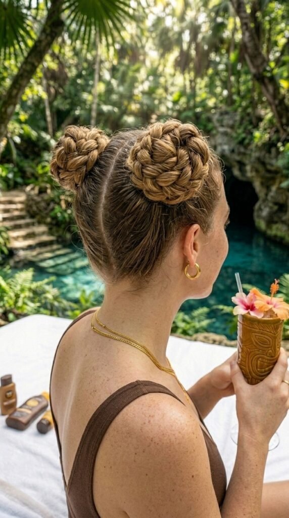 Space Buns Hairstyle