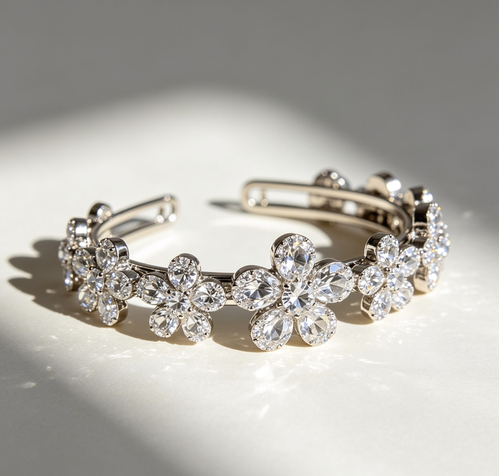  3. Sparkling Rhinestone Hair Clips