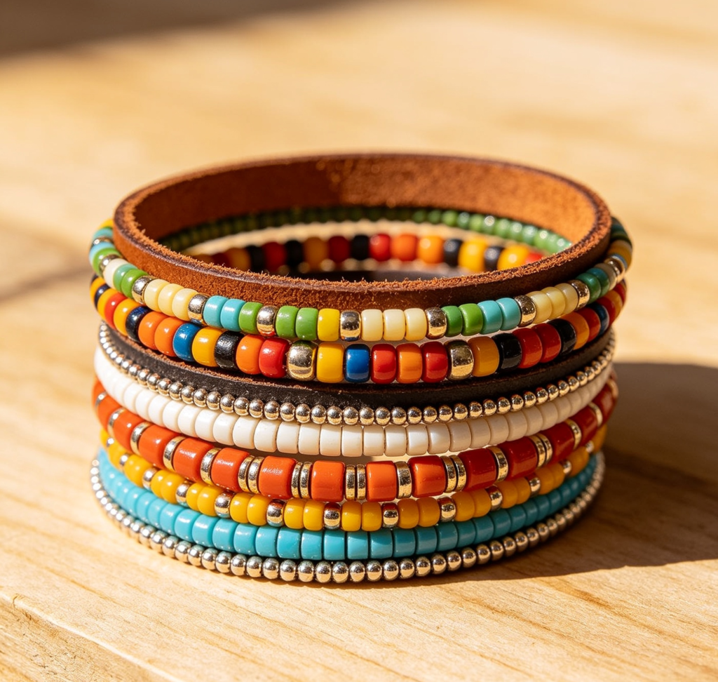   Stackable Colorful Bracelets