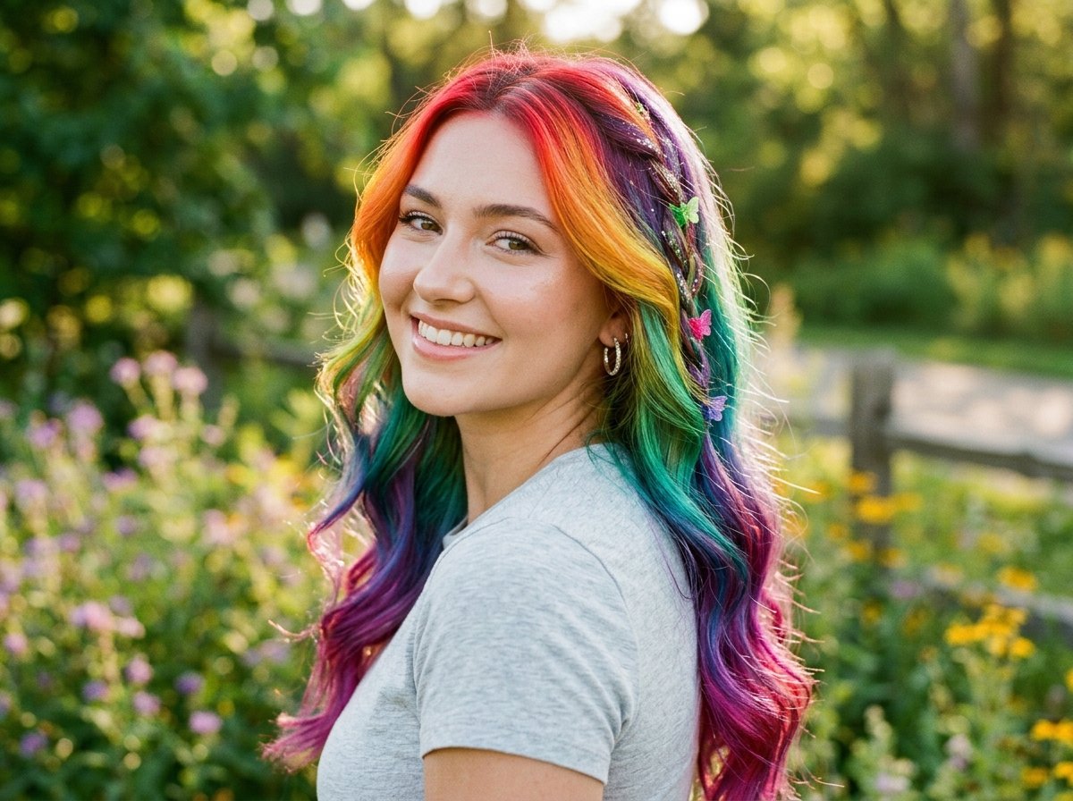 Stunning Rainbow Hair Ideas