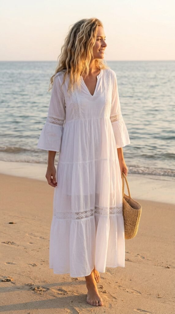 Stunning-White-Boho-Dresses