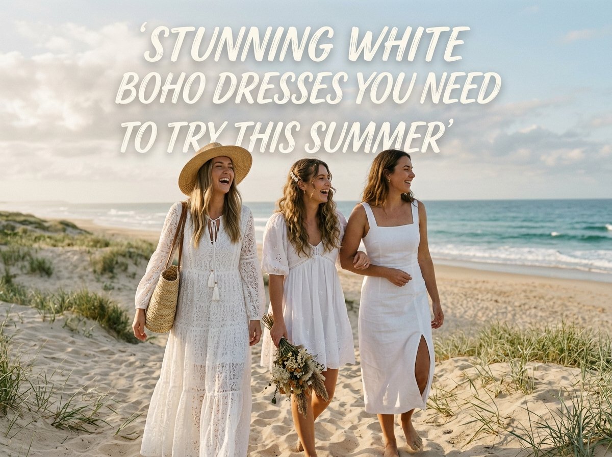 Stunning White Boho Dresses