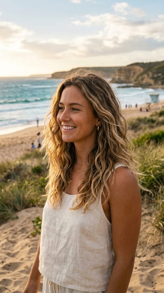 The Classic Beachy Vibe Hairstyle