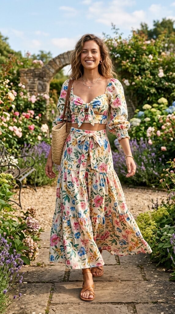 The-Floral-Crop-Top-and-Maxi-Skirt-Co-ord-Set. 