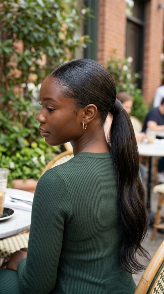 The Low Crown Track Ponytail Hairstyle