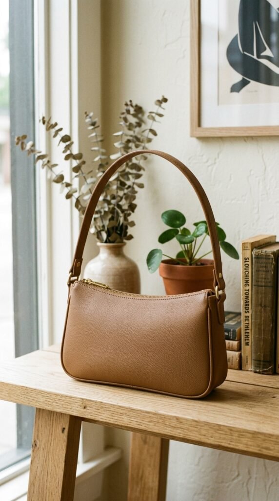 The-Minimalist-Vegan-Leather-Shoulder-Bag-90s-Vintage
