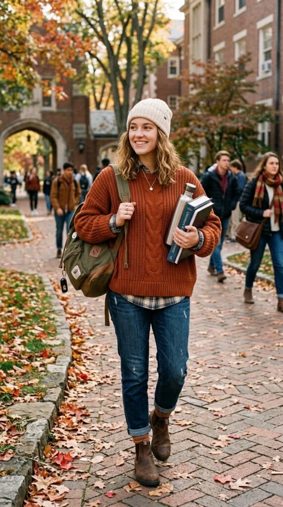 The-Oversized-Knit-Sweater-Back-to-School-Autumn-Season-Outfit 