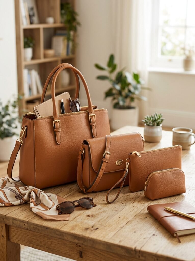 The Perfect 4-Piece Handbag Set for Everyday Style and Organization