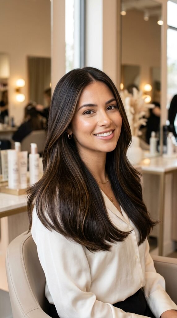 The Silk Smoothing Serum Hairstyle