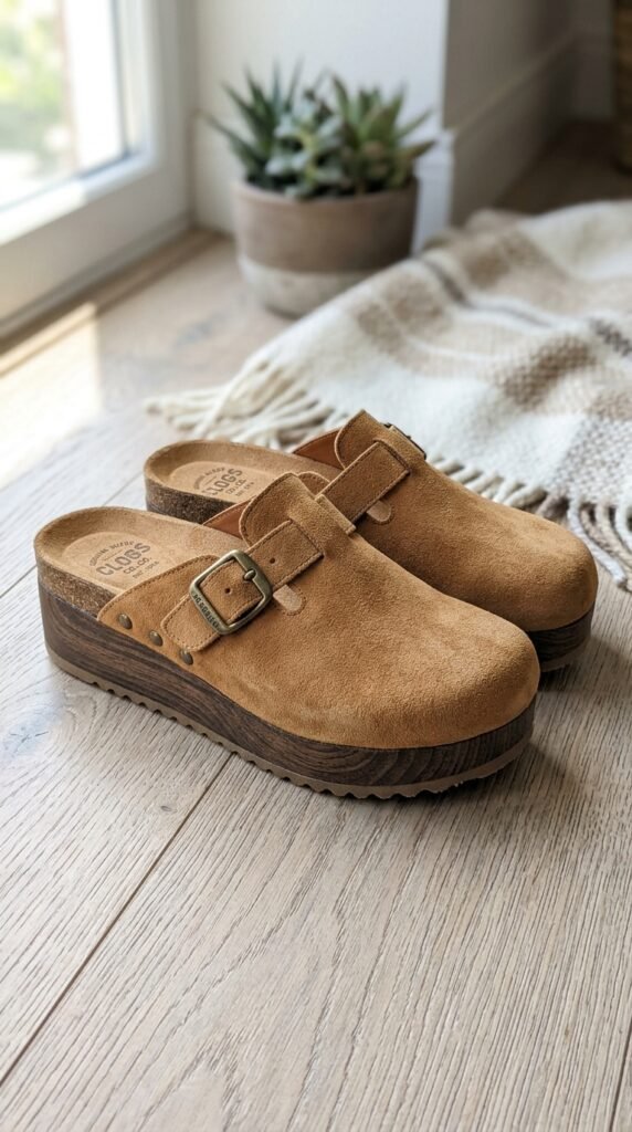 The-Slip-On-Mule-Genuine-Suede-Clogs-for-Women.
