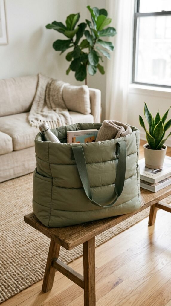 Trendy_puffer_tote_bag

