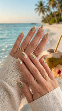 Tropical-Palm-Leaf-Nails