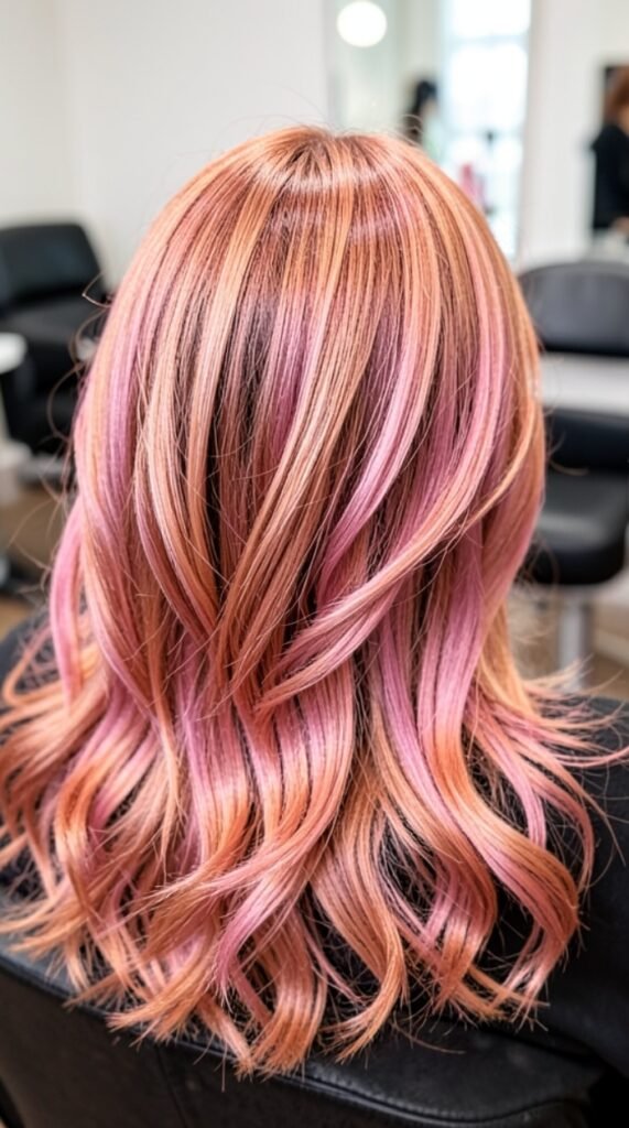 Rose Gold Copper Hair Colors Hairstyle