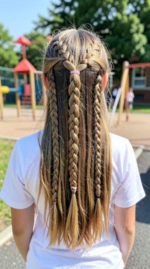 Heart Braided Hairstyle